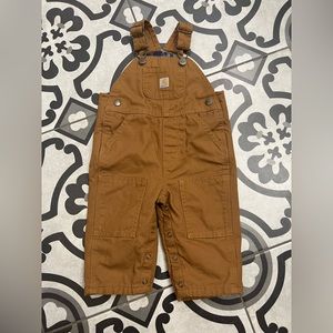 Carhartt lined bib overalls 12M